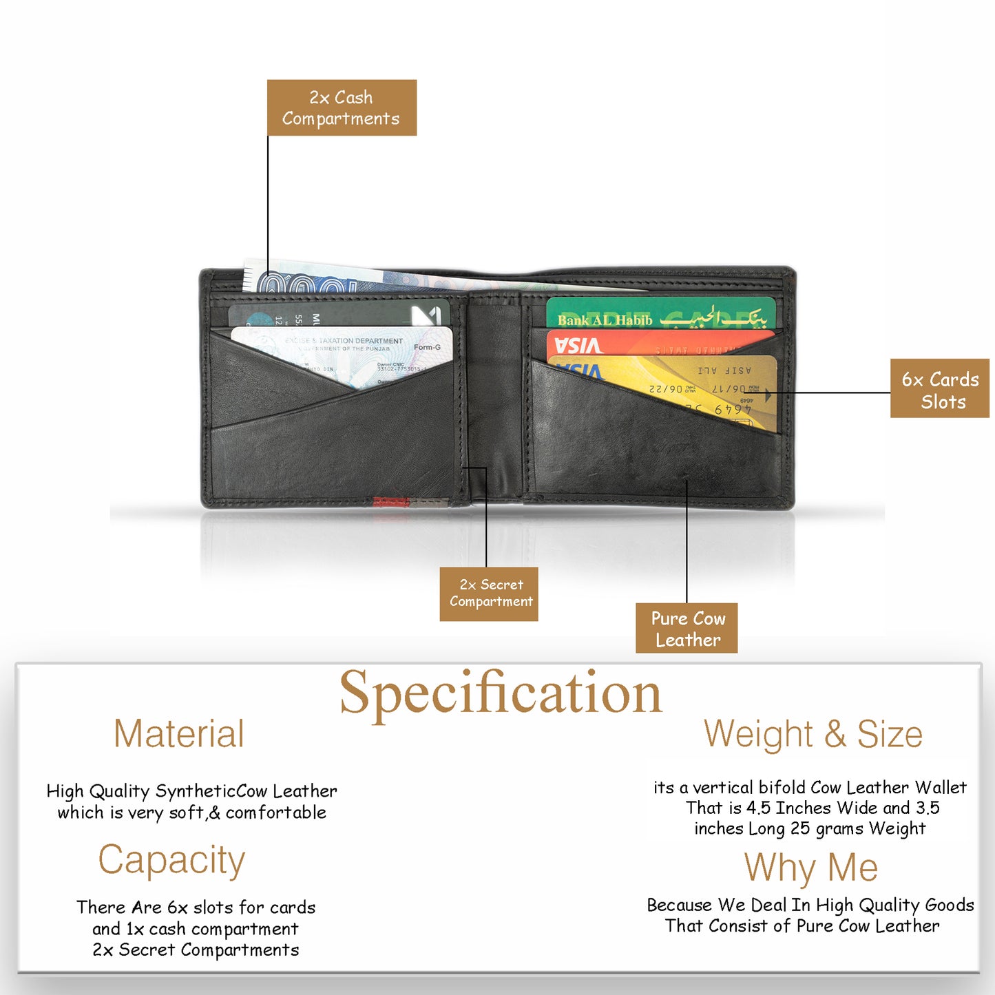 Artisanal Mastery: Handcrafted Leather Wallet