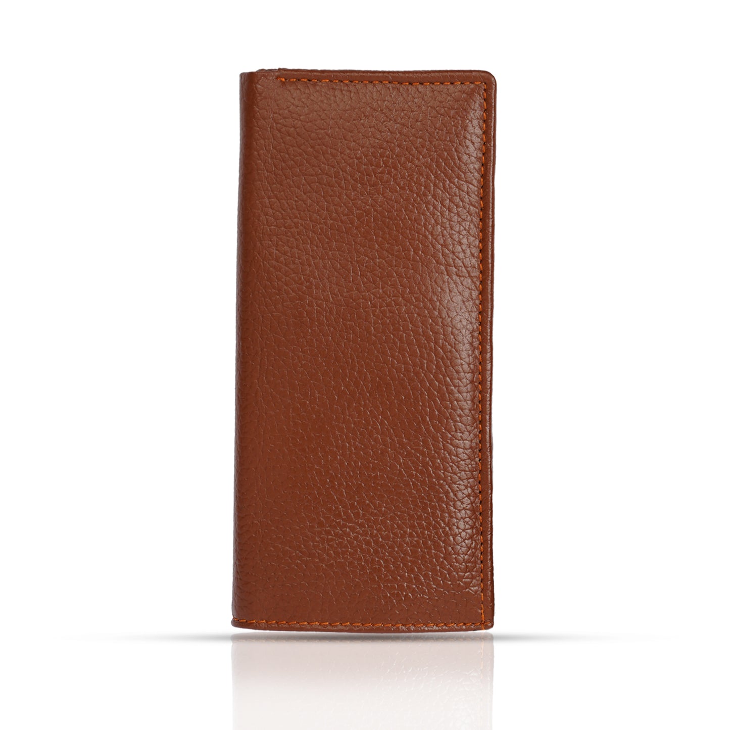"Magnetic Charm: Cowhide Leather Wallet"