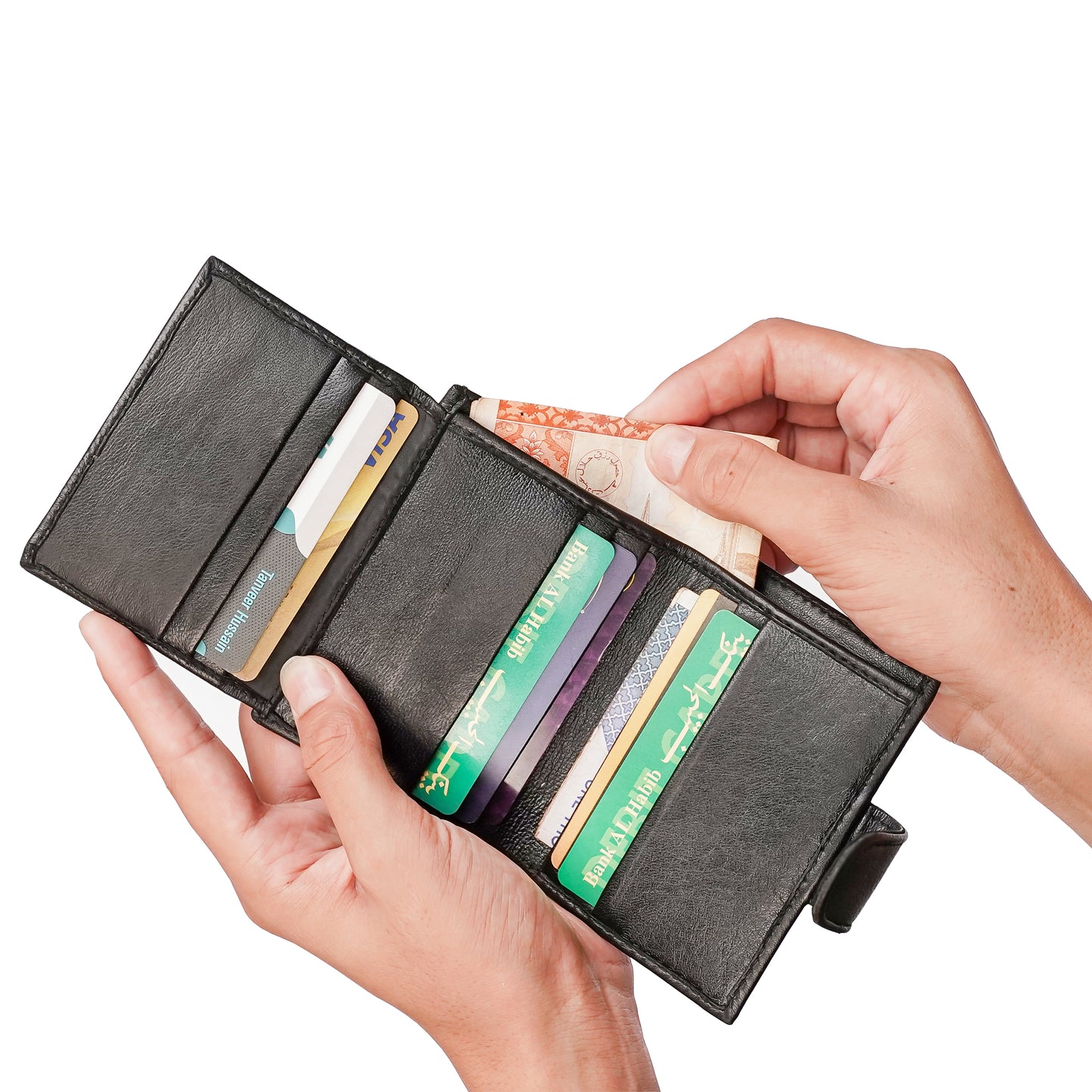 Trifold Card corral wallet