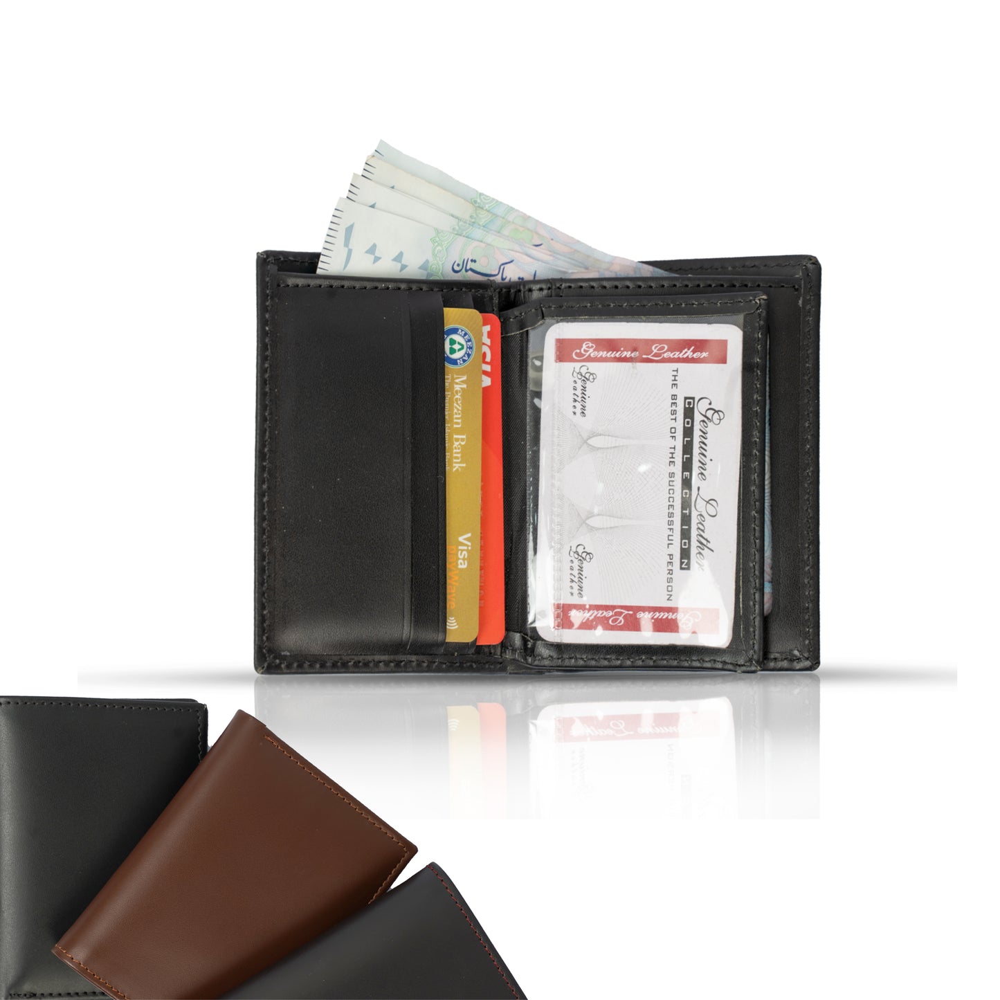 Soft Splendor: Luxurious Cow Leather Wallet