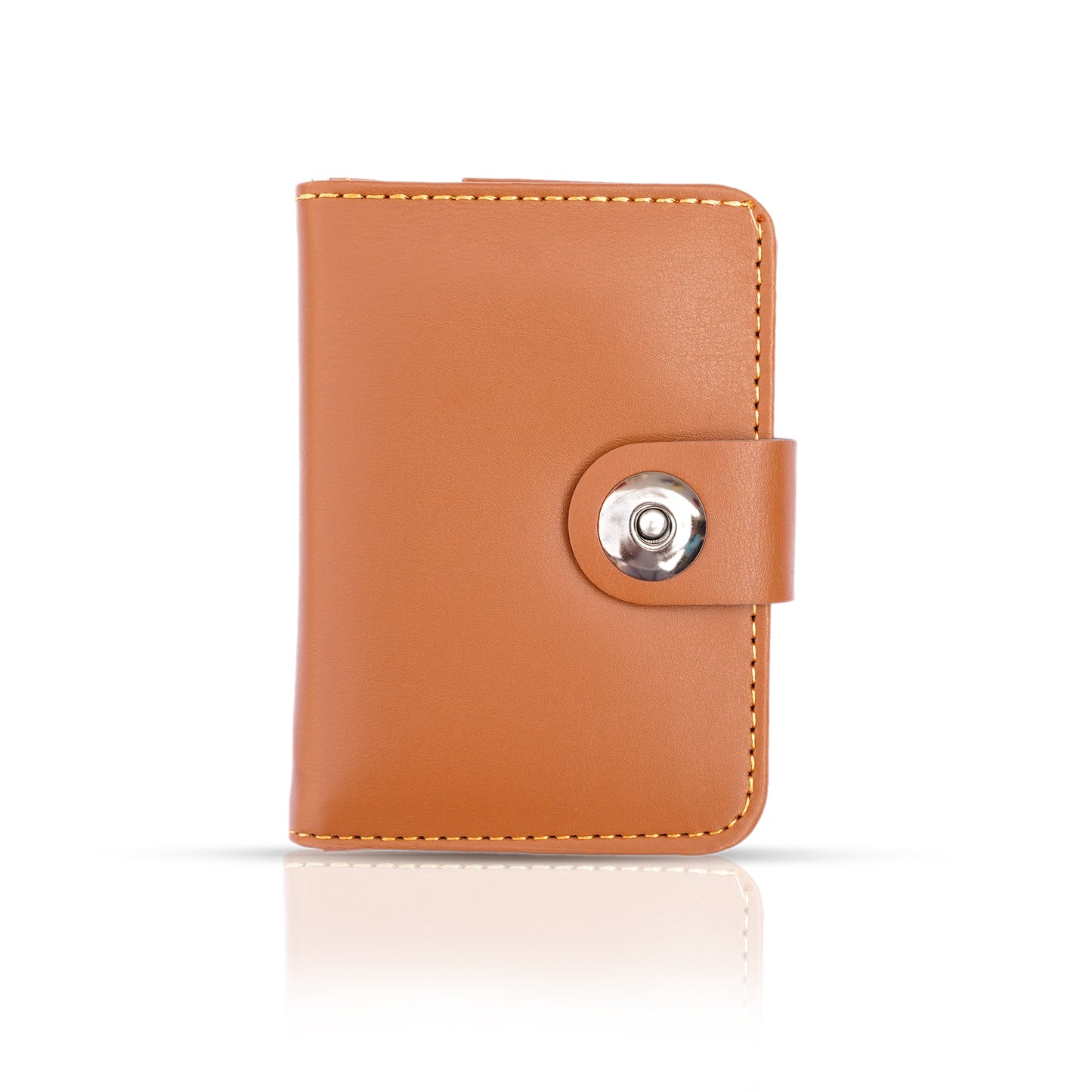 Compact Charm: Magnetic Button Wallet