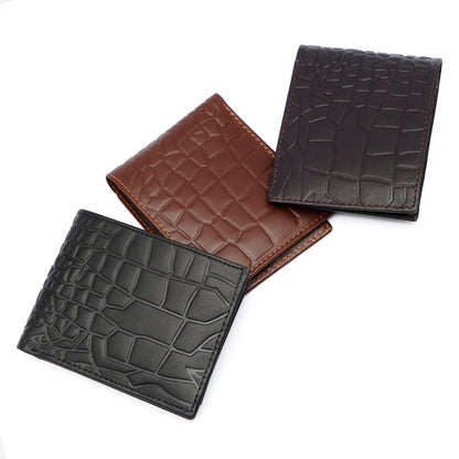 Croc Charm: Textured Wallet